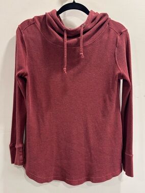 Patagonia Organic Cotton Waffle Knit Drawstring Hoodie